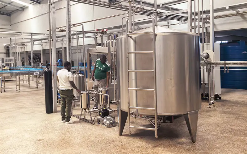 Malawi Project- Kombucha Filling Line- Storage tanks
