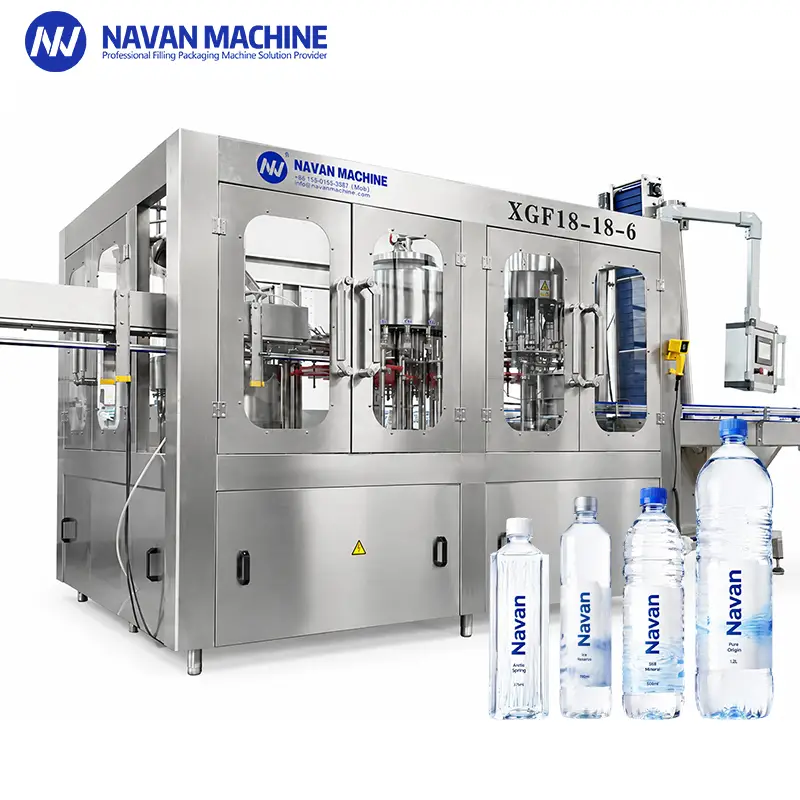 navan machine XGF 18-18-6 Automatic Mineral Water Filling Machine for PET Bottles