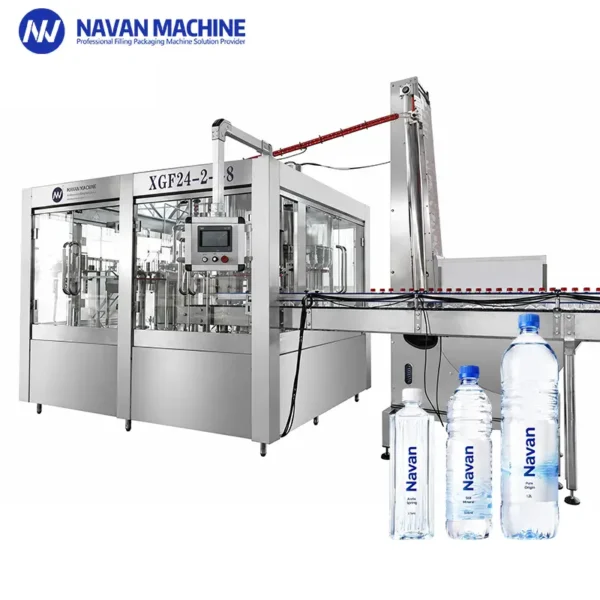 navan machine XGF 24-24-8 High-Speed Water Bottling Line for PET Bottles