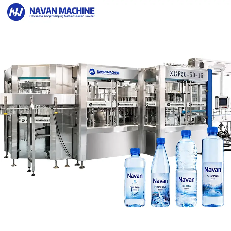 navan machine XGF 50-50-15 High-Speed Industrial Water Filling Machine for PET Bottles