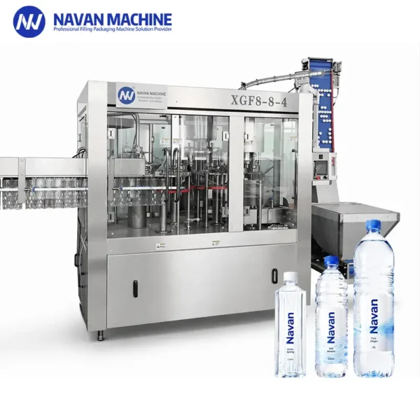 navan machine Embotelladora Automática de Agua XGF 8-8-4 para Botellas PET