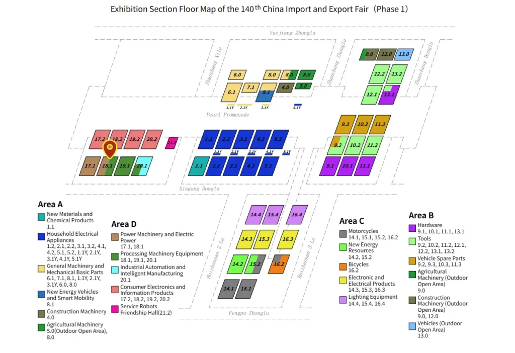 navan machine canton fair localtion